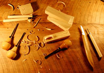 various woodcarving tools